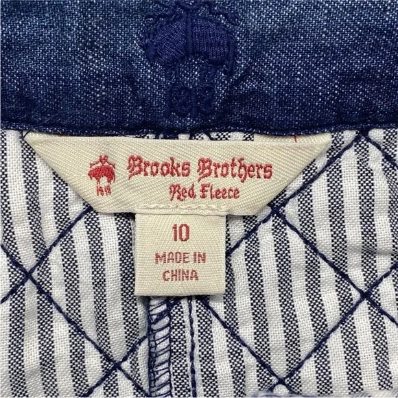 Brooks Brothers Denim Quilted Skirt 10 - Picture 7 of 9